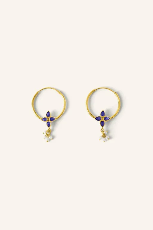 By bar Earrings*asha earring | blue