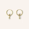 By bar Earrings*asha earring | crystal