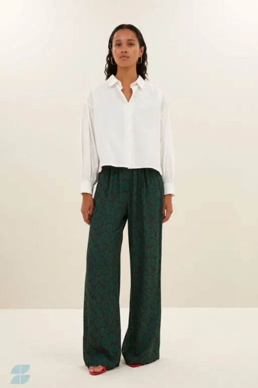 By bar Trousers*benji spotted pants | spotted print