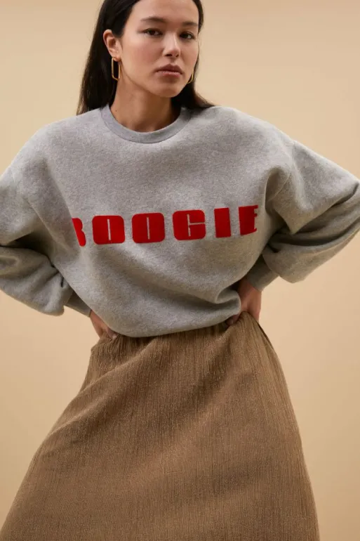 By bar Sweaters | Pullovers*bibi boogie sweater | grey melee