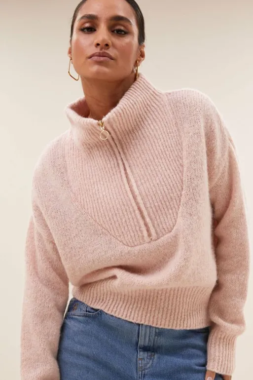 By bar Pullovers*boxy beau pullover | light pink