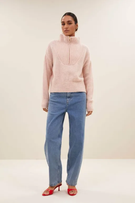 By bar Pullovers*boxy beau pullover | light pink