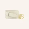 By bar Belts*buckle logo belt | pearl