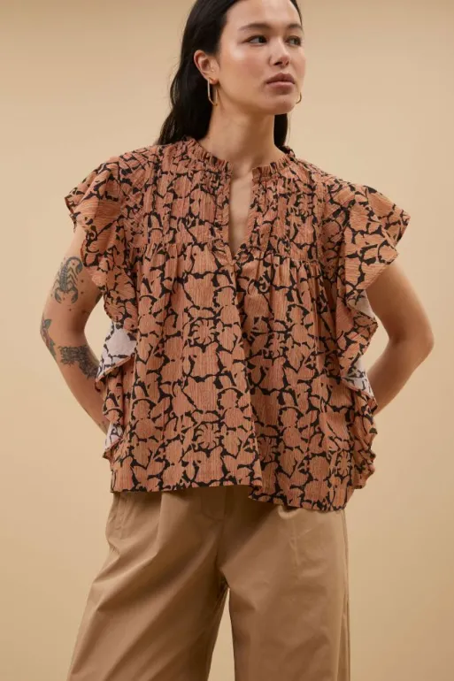 By bar Blouses*danee anika blouse | anika print