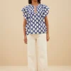 By bar Blouses*danee balu blouse | balu print