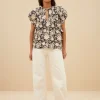 By bar Blouses*danee veda blouse | veda print