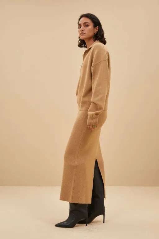 By bar Skirts*dex skirt | camel