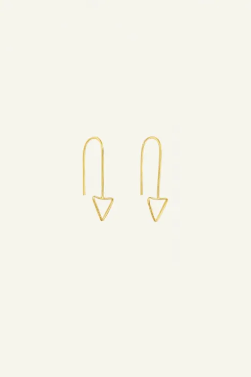 By bar Earrings*evi earring | gold