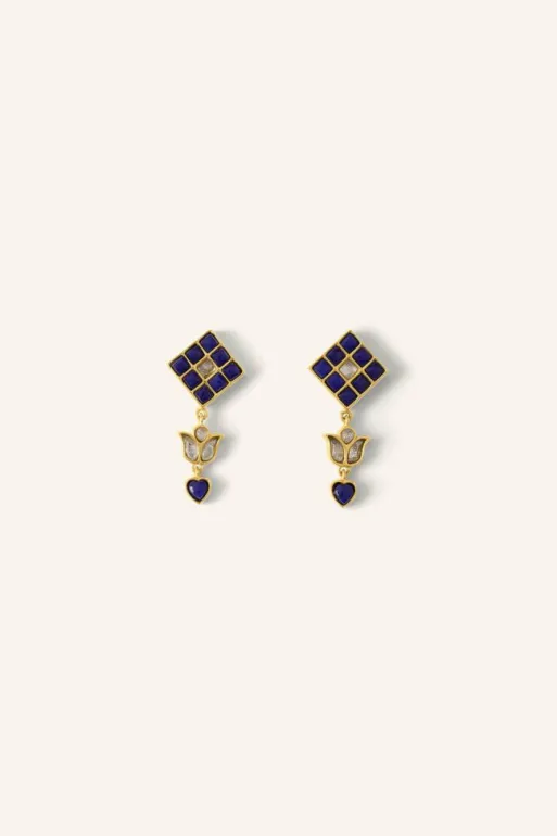 By bar Earrings*gyan earring | blue