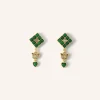 By bar Earrings*gyan earring | green