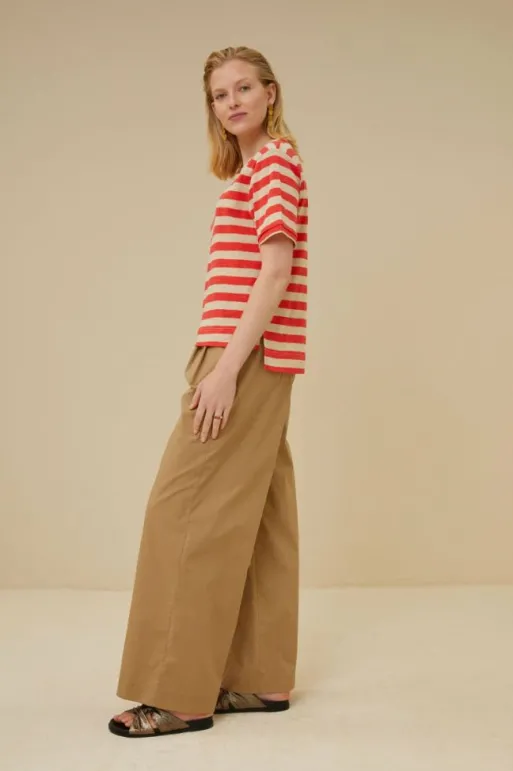 By bar Tops & Shirts*hope big stripe top | poppy red