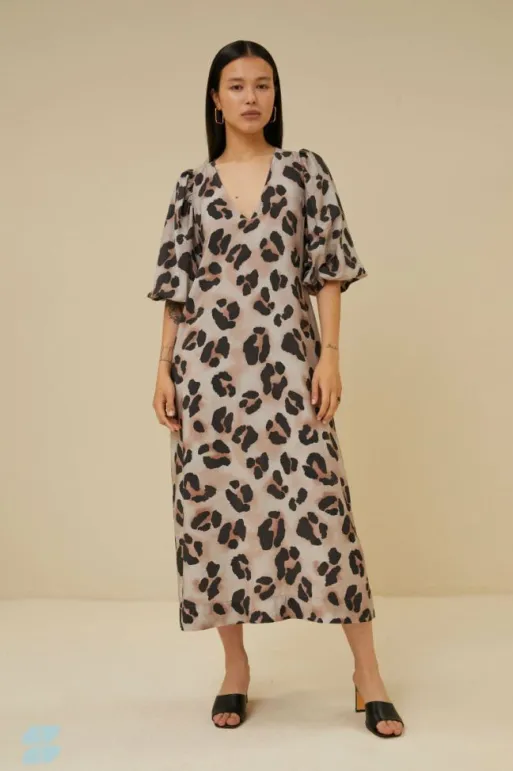 By bar Dresses*juta cheetah dress | cheetas print