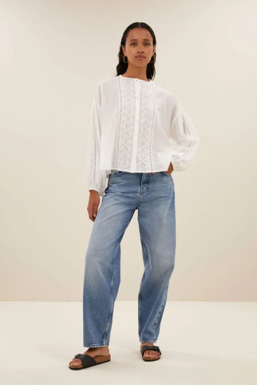 By bar Blouses*kate blouse | off white