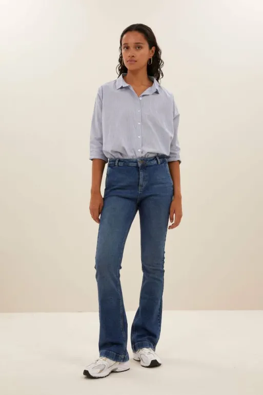 By bar Trousers*leila pant T denim | denim