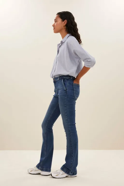 By bar Trousers*leila pant T denim | denim