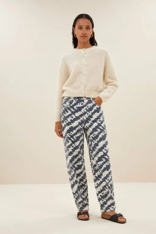 By bar Jeans | Trousers*lew shade pants | shade print