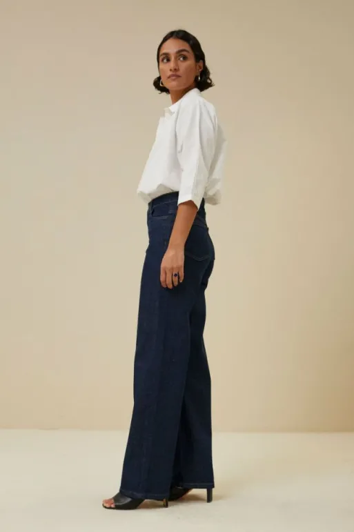 By bar Jeans | Trousers*lina pant | dark denim