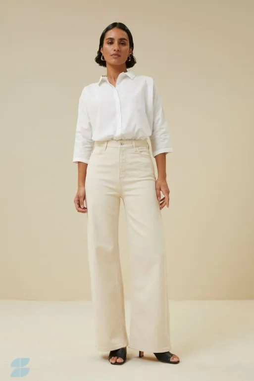 By bar Jeans | Trousers*lina rw pant | raw white