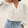 By bar Blouses*linn blouse | off white