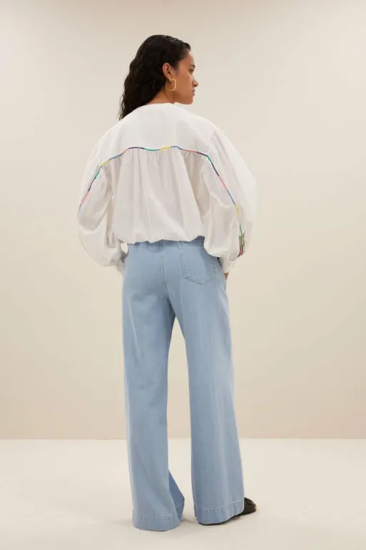 By bar Blouses*linn blouse | off white