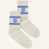 By bar Socks*logo socks | queens blue