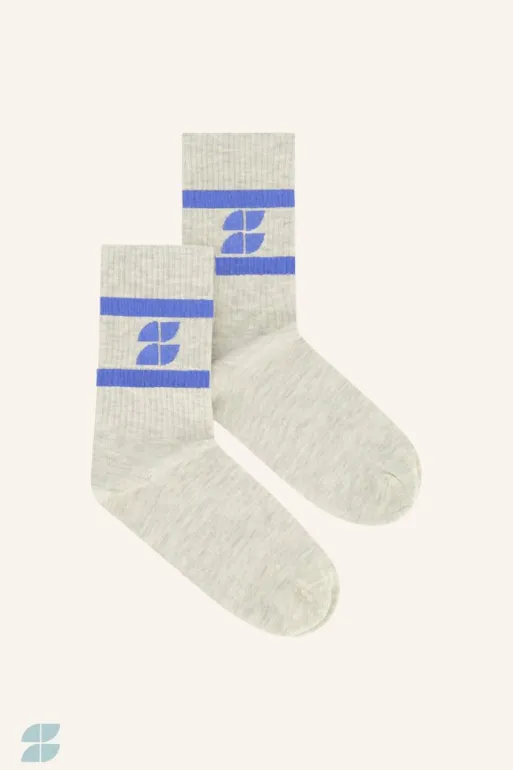 By bar Socks*logo socks | queens blue