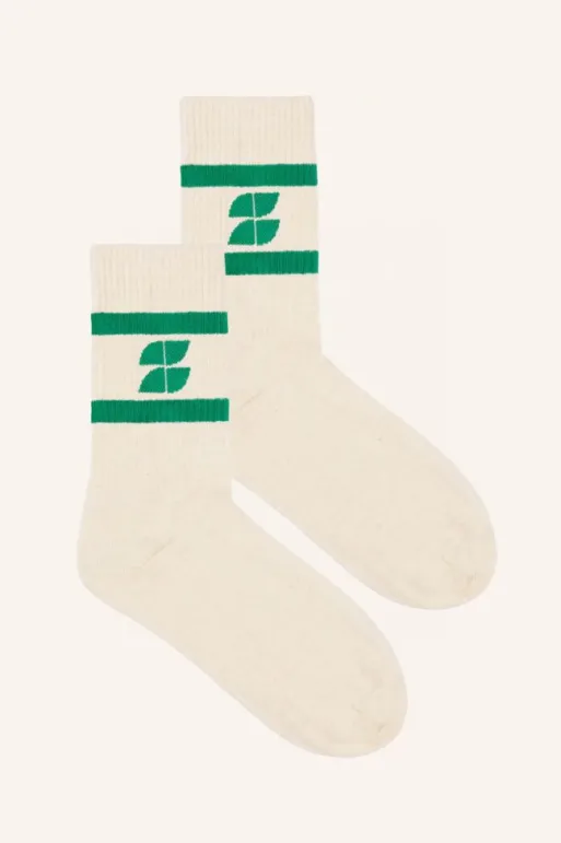 By bar Socks*logo uni socks | spring green