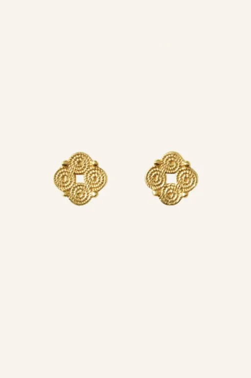 By bar Earrings*lova earring | gold