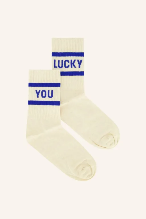 By bar Socks*lucky you socks | kingsblue