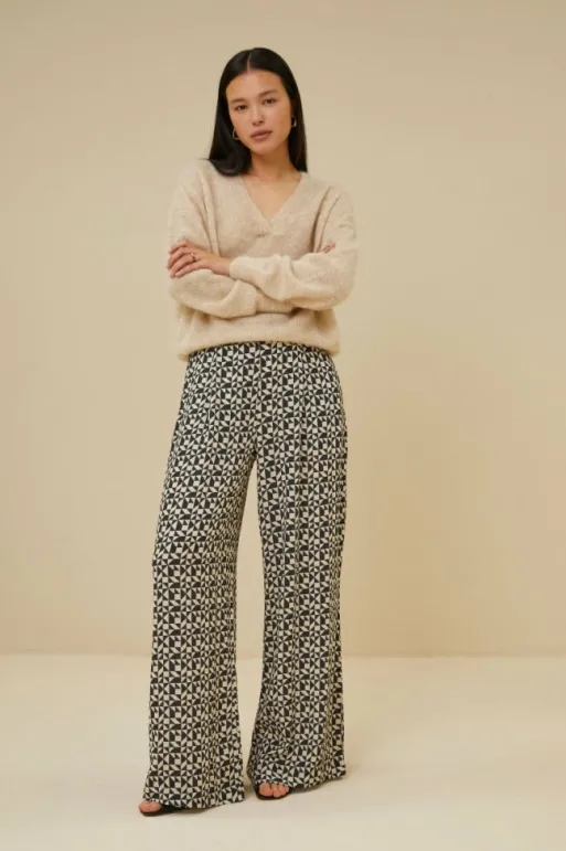 By bar Trousers*mara graphic pant | graphic print