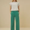 By bar Trousers*mees twill pant | aloe vera