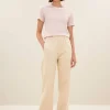 By bar Trousers*mees twill pant | grain