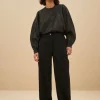 By bar Blouses*meggie lurex blouse | midnight