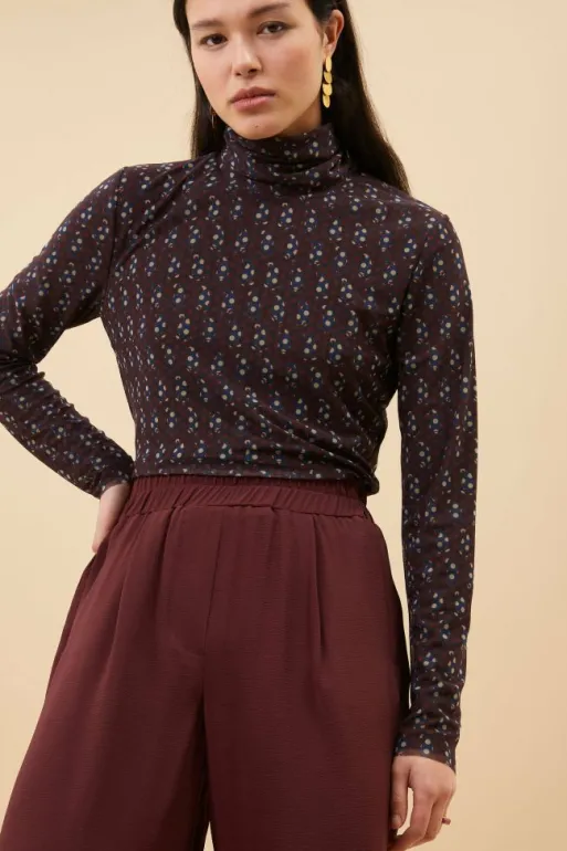 By bar Tops & Shirts*mesh paisley top | paisley dots