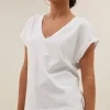 By bar Tops & Shirts*momi logo top | bright white