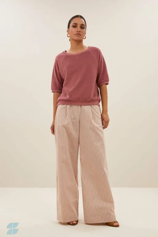 By bar Tops & Shirts*neva slub top | bright plum