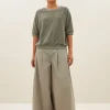 By bar Tops & Shirts*neva slub top | mulled basil