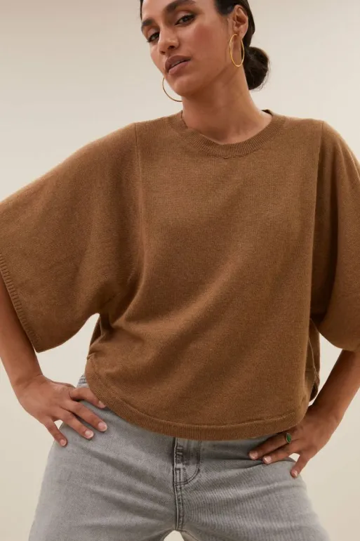 By bar Pullovers*nikkie pullover | camel