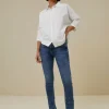 By bar Blouses*norel poplin blouse | white