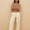 By bar Trousers*odin cord pants | sand shell