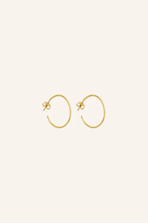 By bar Earrings*pd mat ring | gold