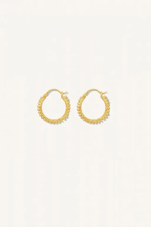 By bar Earrings*PD mees earring | gold