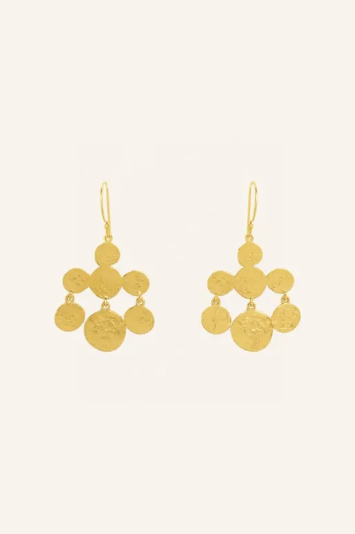 By bar Earrings*pd mikki earring | gold