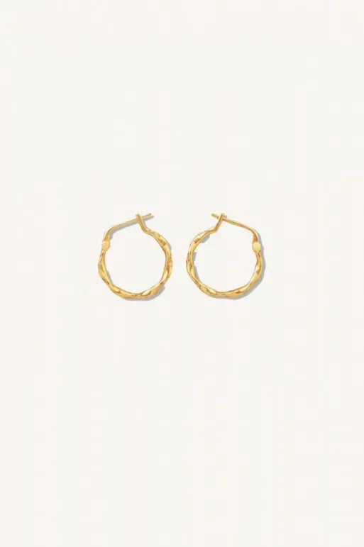 By bar Earrings*PD mila round earring | gold