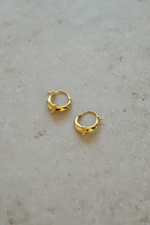 By bar Earrings*PD sam earring M | gold