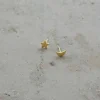 By bar Earrings*PD Star and Moon | gold