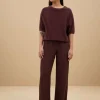 By bar Trousers*robyn viscose pants | pecan