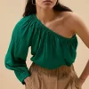 By bar Blouses*stella blouse | bright green