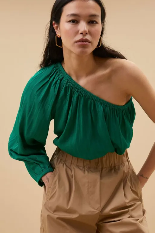 By bar Blouses*stella blouse | bright green