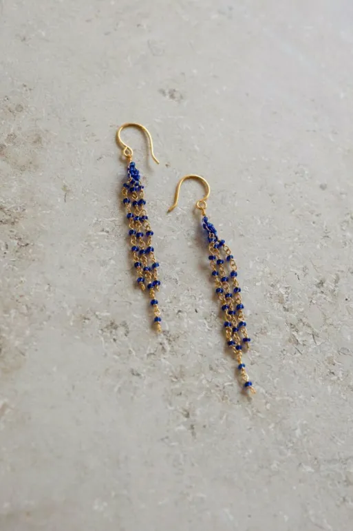 By bar Earrings*sterre earring | blue